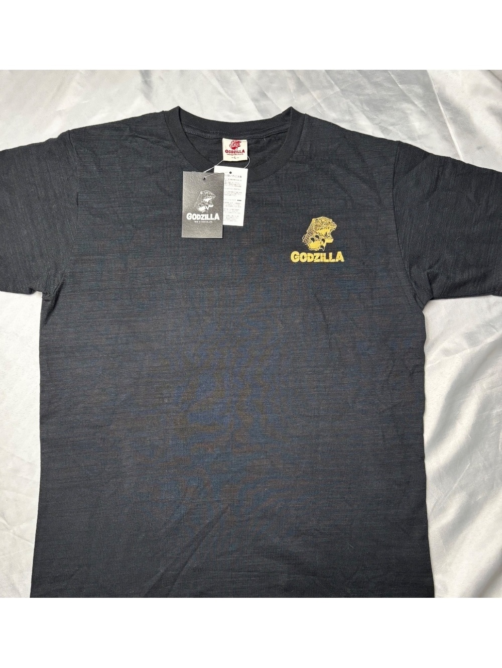 Godzilla Black Graphic T-Shirt Size Large